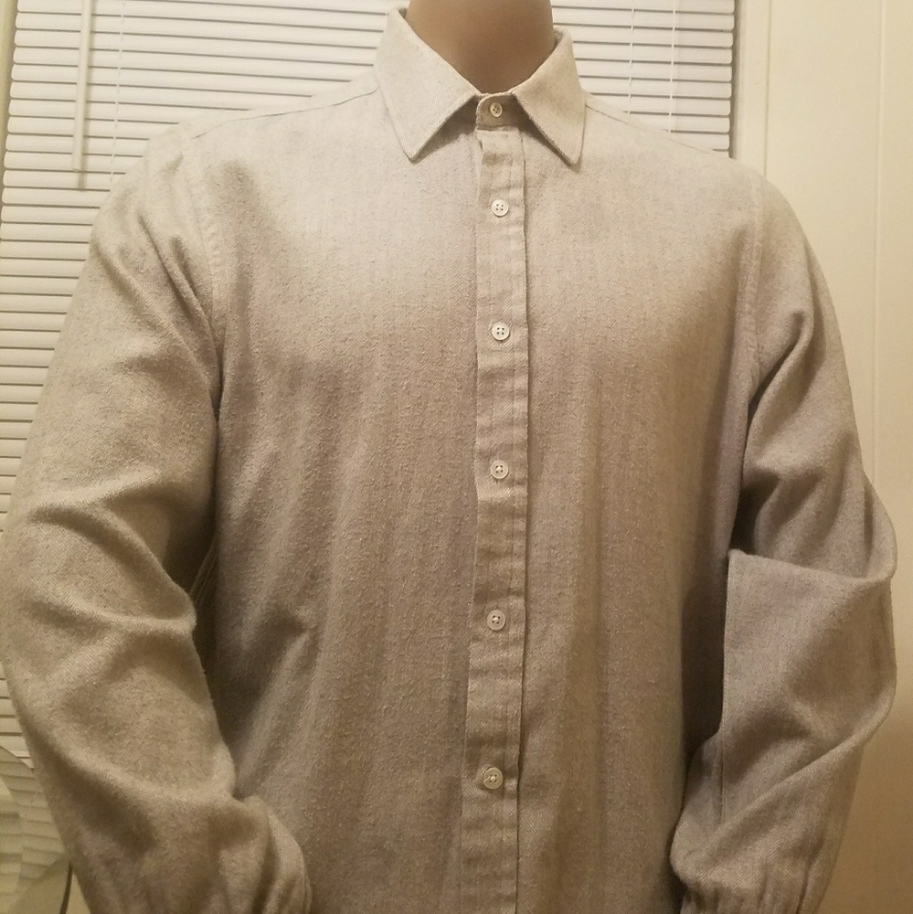 TURNBULL & ASSER Herrinbone Long Sleeve